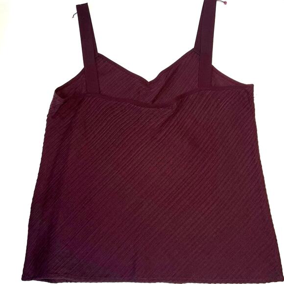 Eileen Fisher petite women’s plum eggplant silk 2 coordinated piece set jacket - Picture 9 of 10